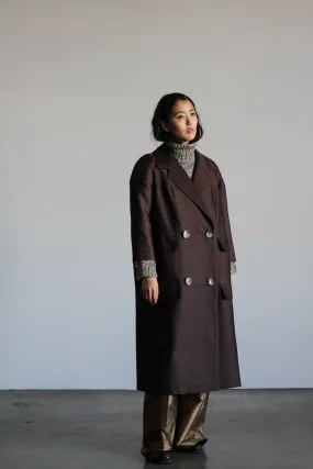 1960's JAMES GALANOS silk overcoat | VINTAGE