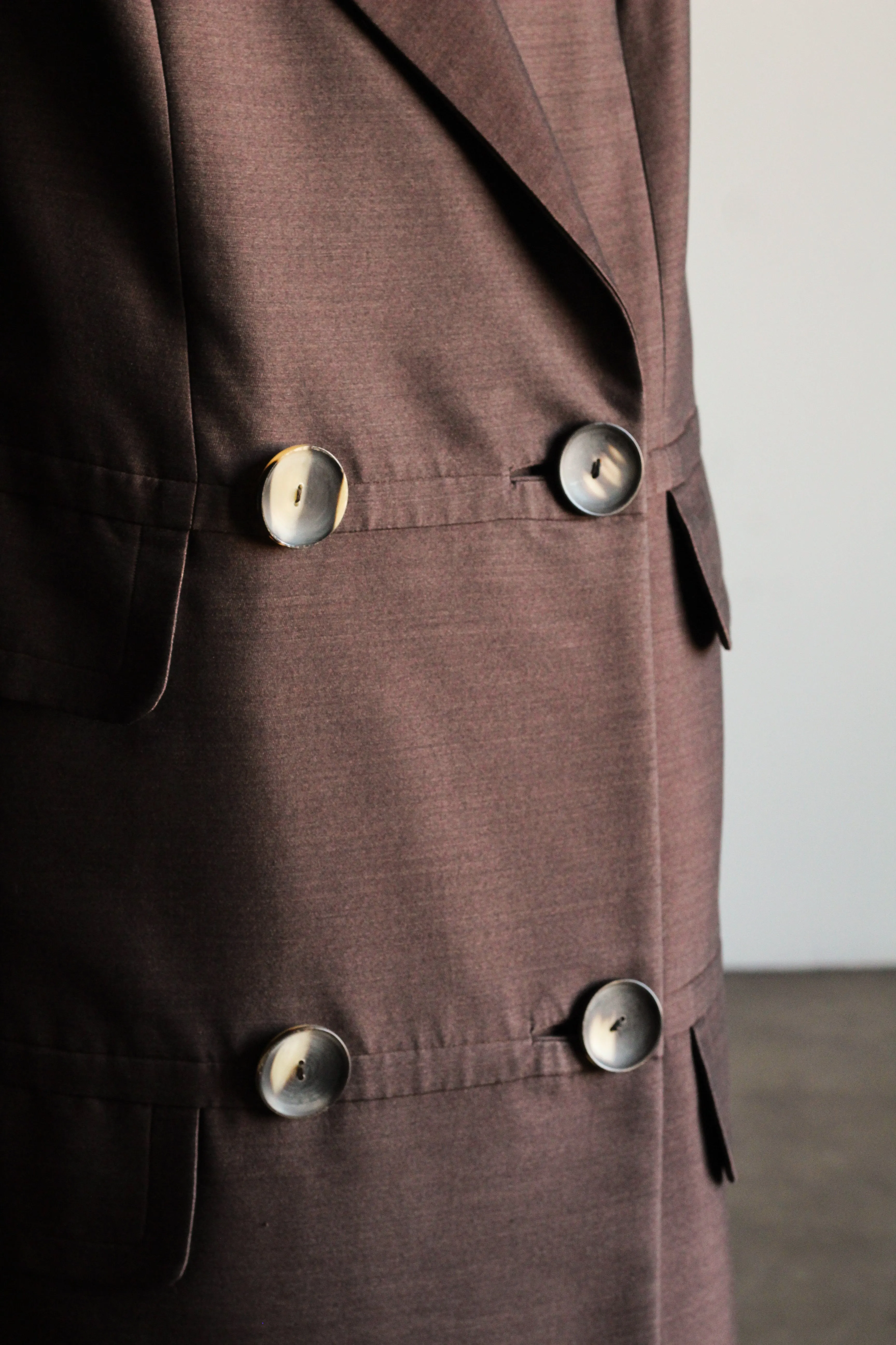 1960's JAMES GALANOS silk overcoat | VINTAGE