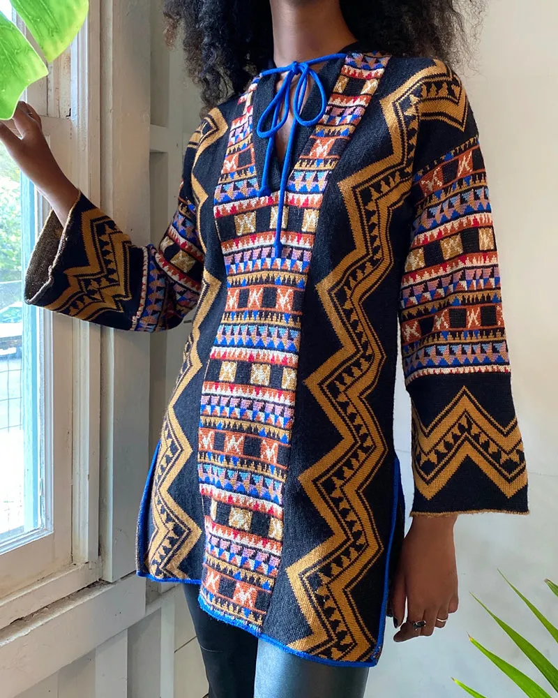 70s Bill Gibb Sweater | XS-M
