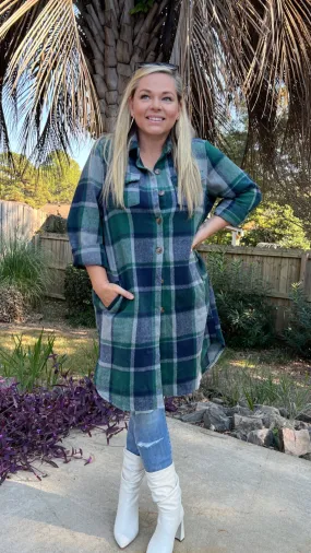 Buffalo Plaid Overcoat