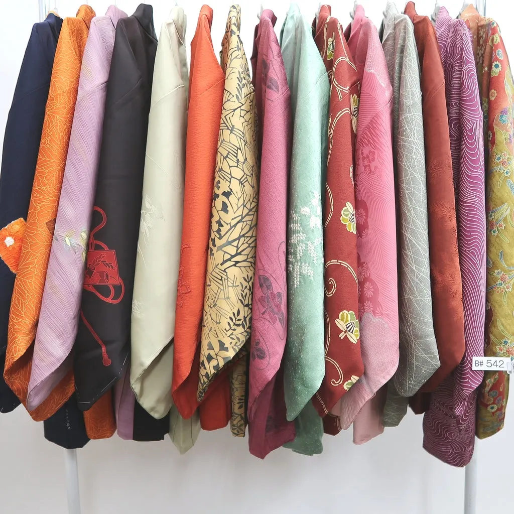 Bundle 15pcs Silk Haori Jacket Wholesale Bulk Free Shipping #542