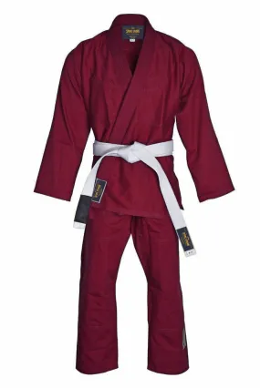 Burgundy Color Custom Brazilian JIU-JITSU GI/ BJJ KIMONO