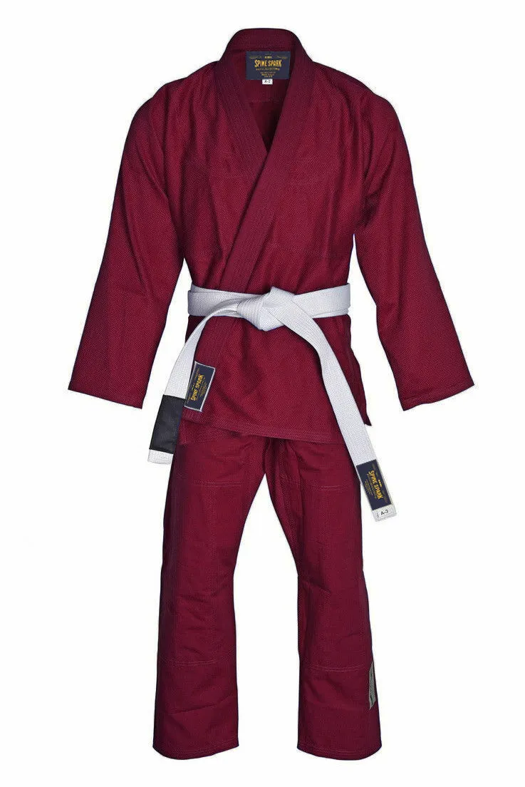 Burgundy Color Custom Brazilian JIU-JITSU GI/ BJJ KIMONO