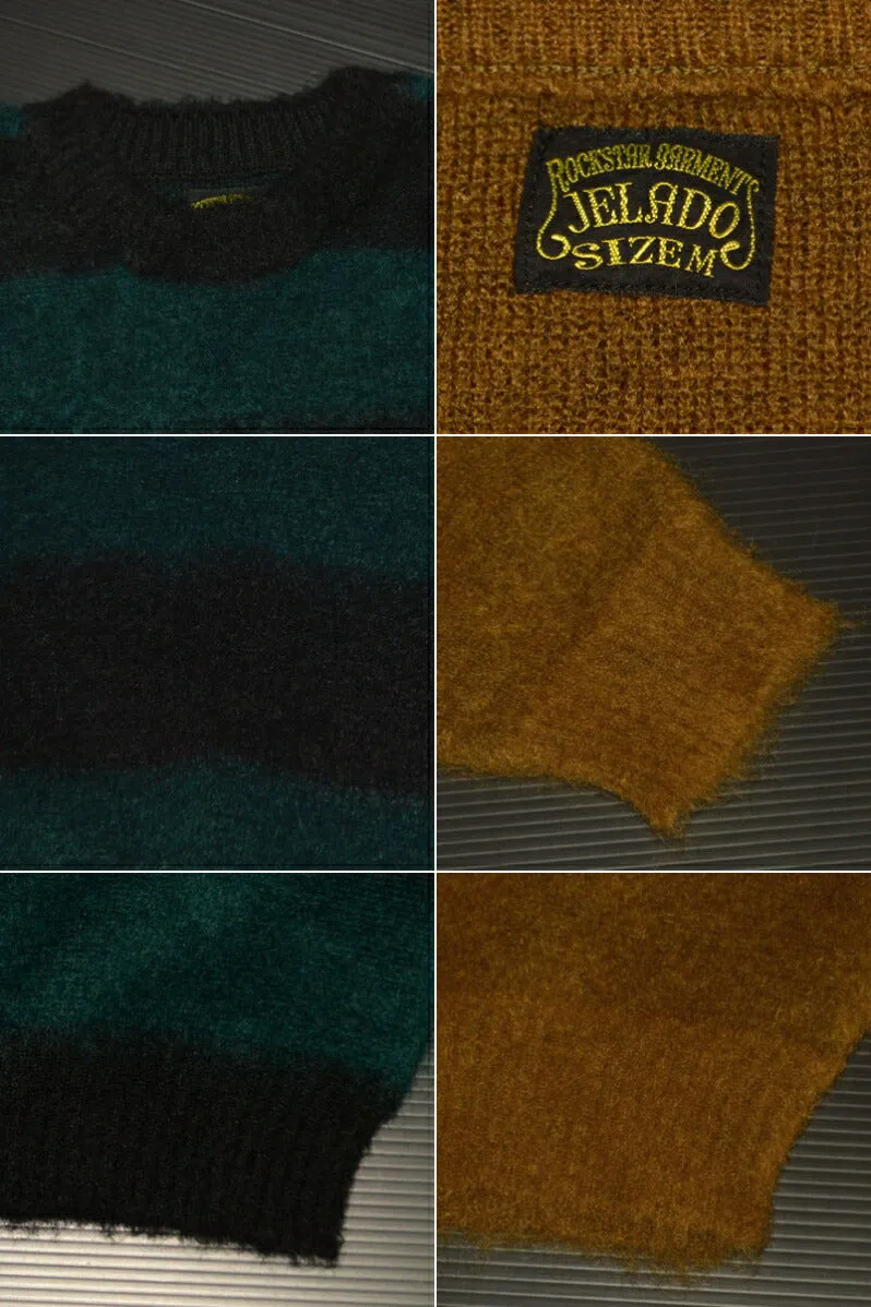 JELADO "RG03823" Crew neck mohair knit　Lithium
