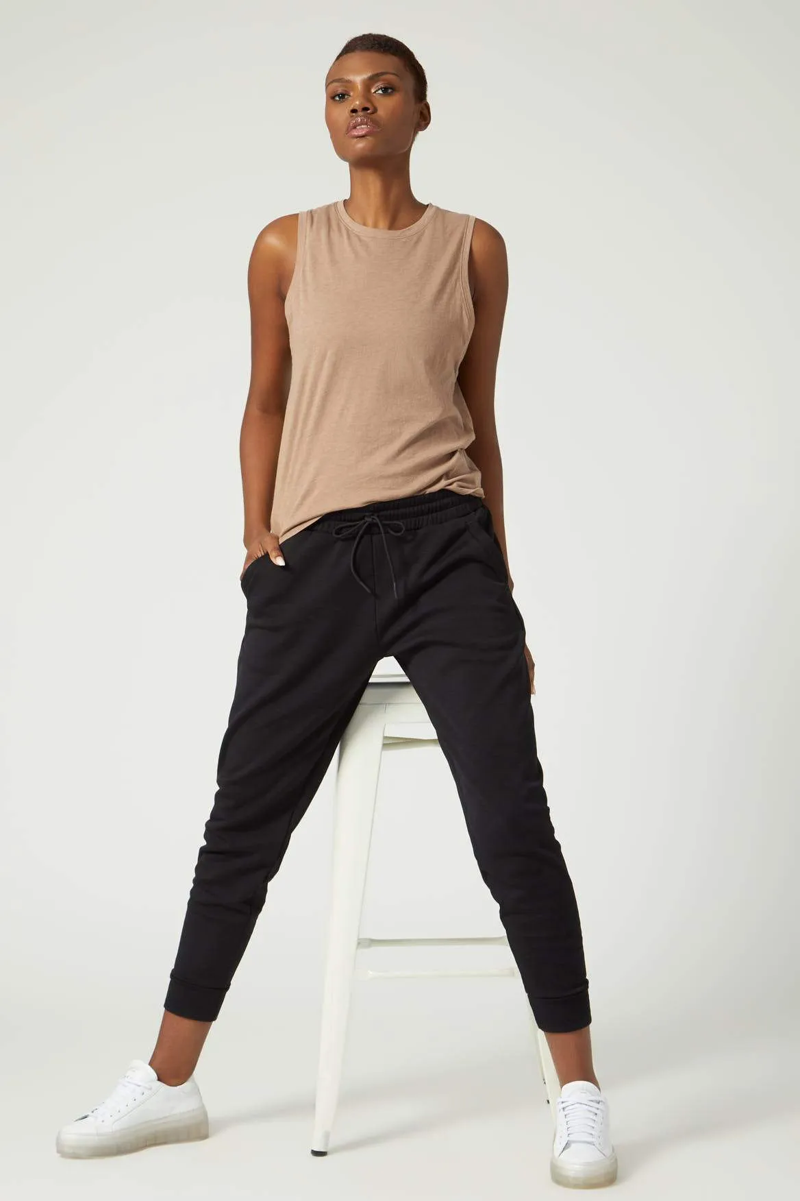 Maggie Muscle Tee Camel