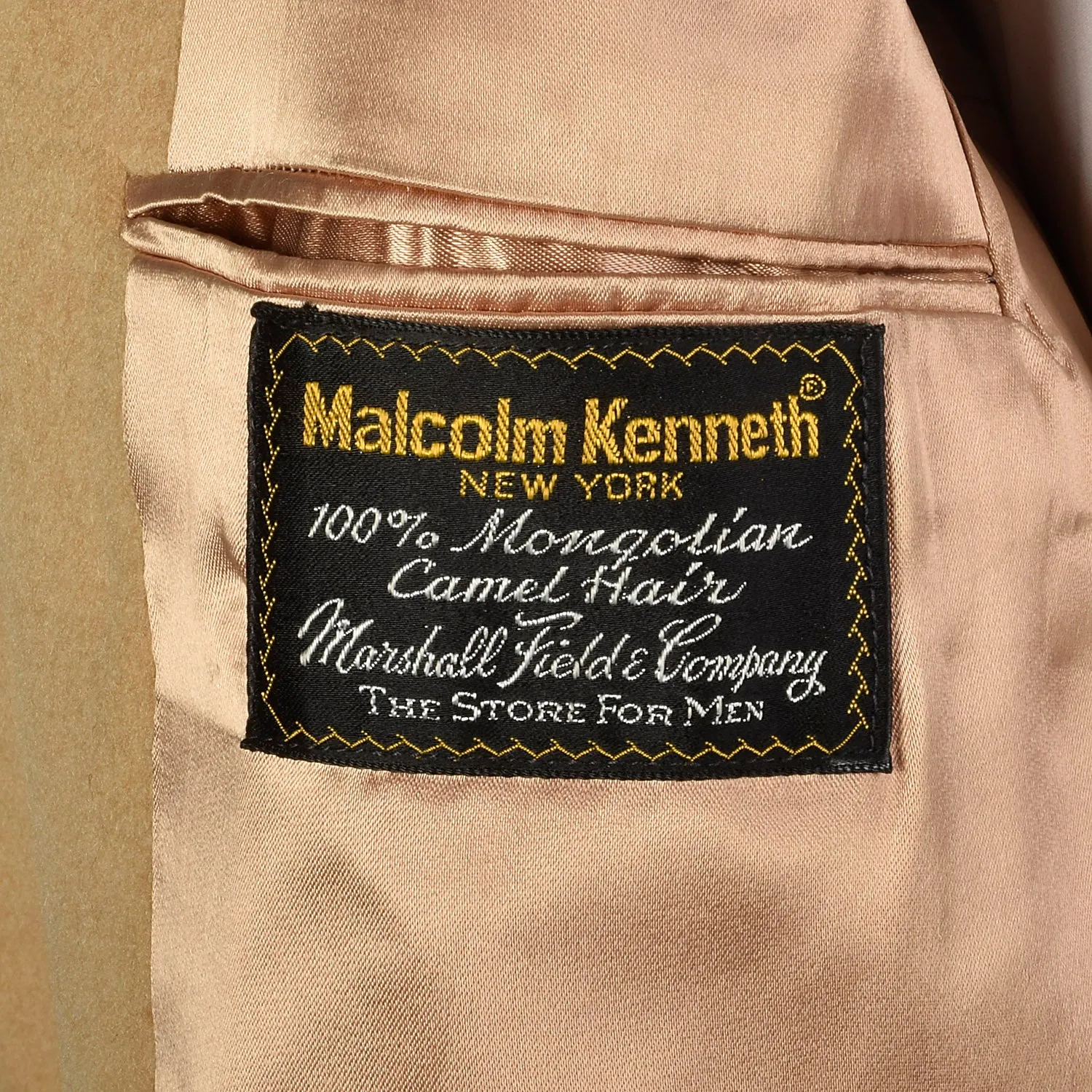 Medium 1970s Men's Tan Camel Hair Coat