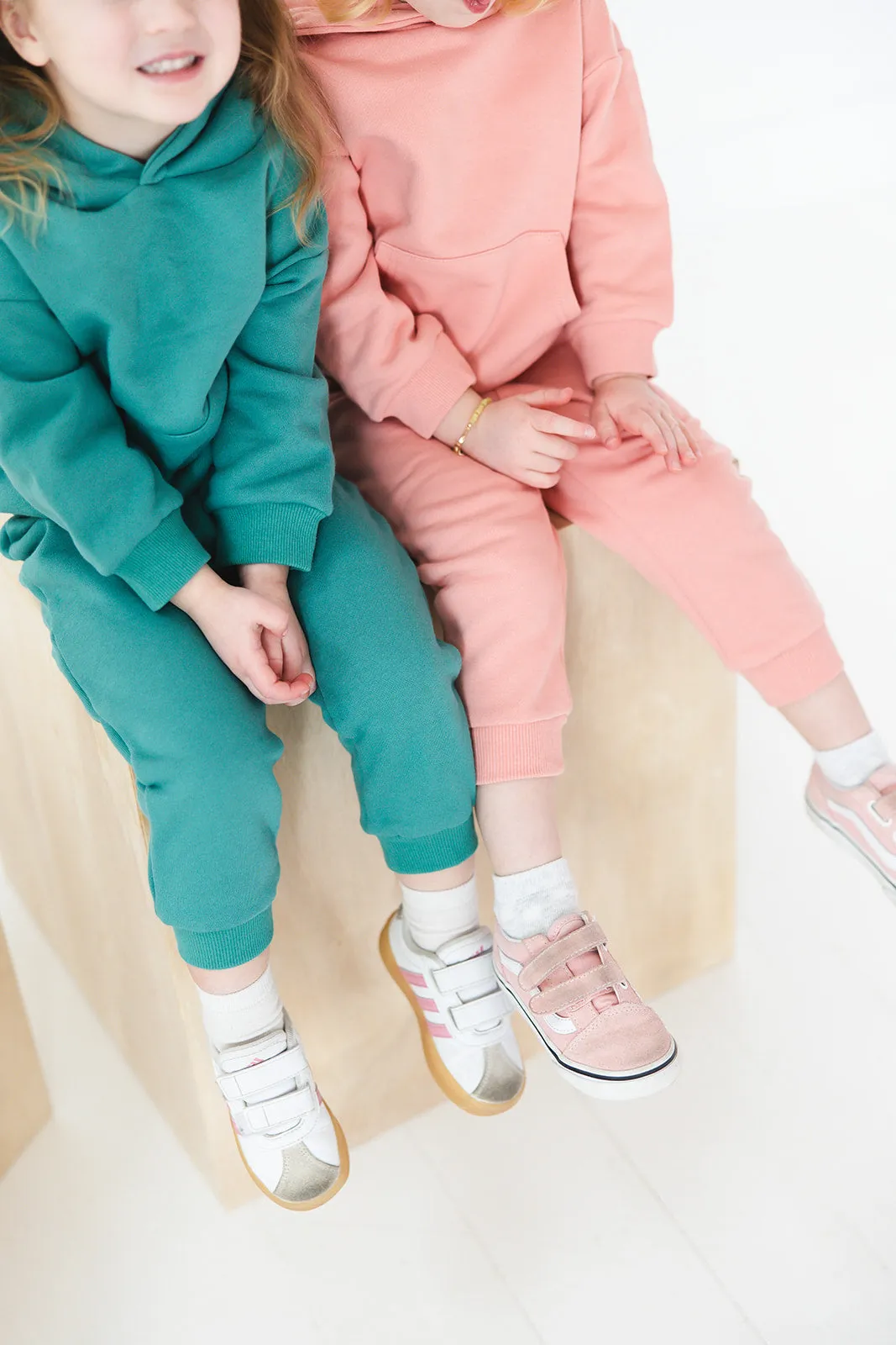 Organic Cotton Hoodie & Jogger Set | Pink