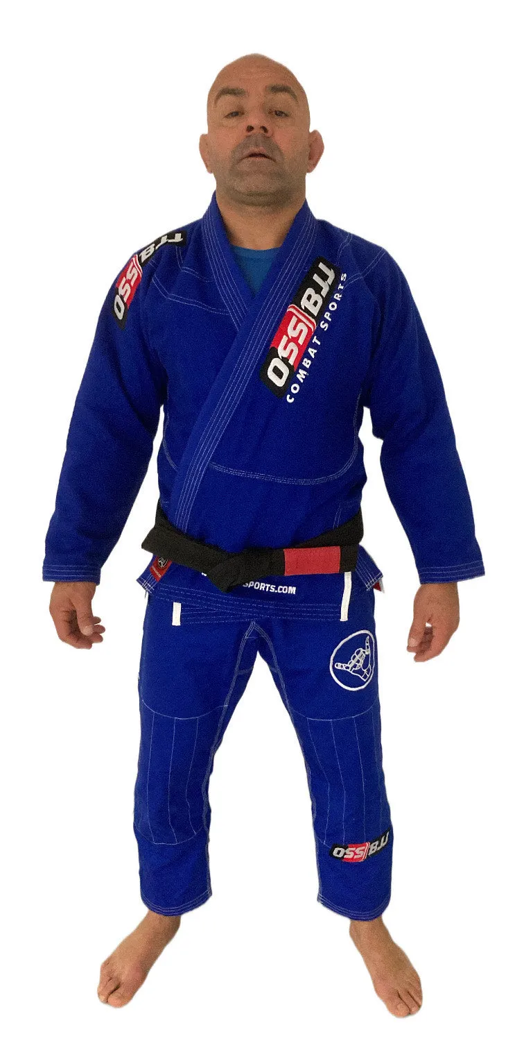OSS Sports BJJ Gi - Brazilian Jiu Jitsu Kimono – Premium Quality Material - Blue Colour