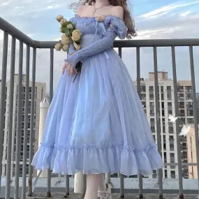 Pirate  of Cerulean Oceans                    Dress Mermaidcore Kawaii Academia Y2K Cottagecore Coquette Fairycore Dollette Princesscore