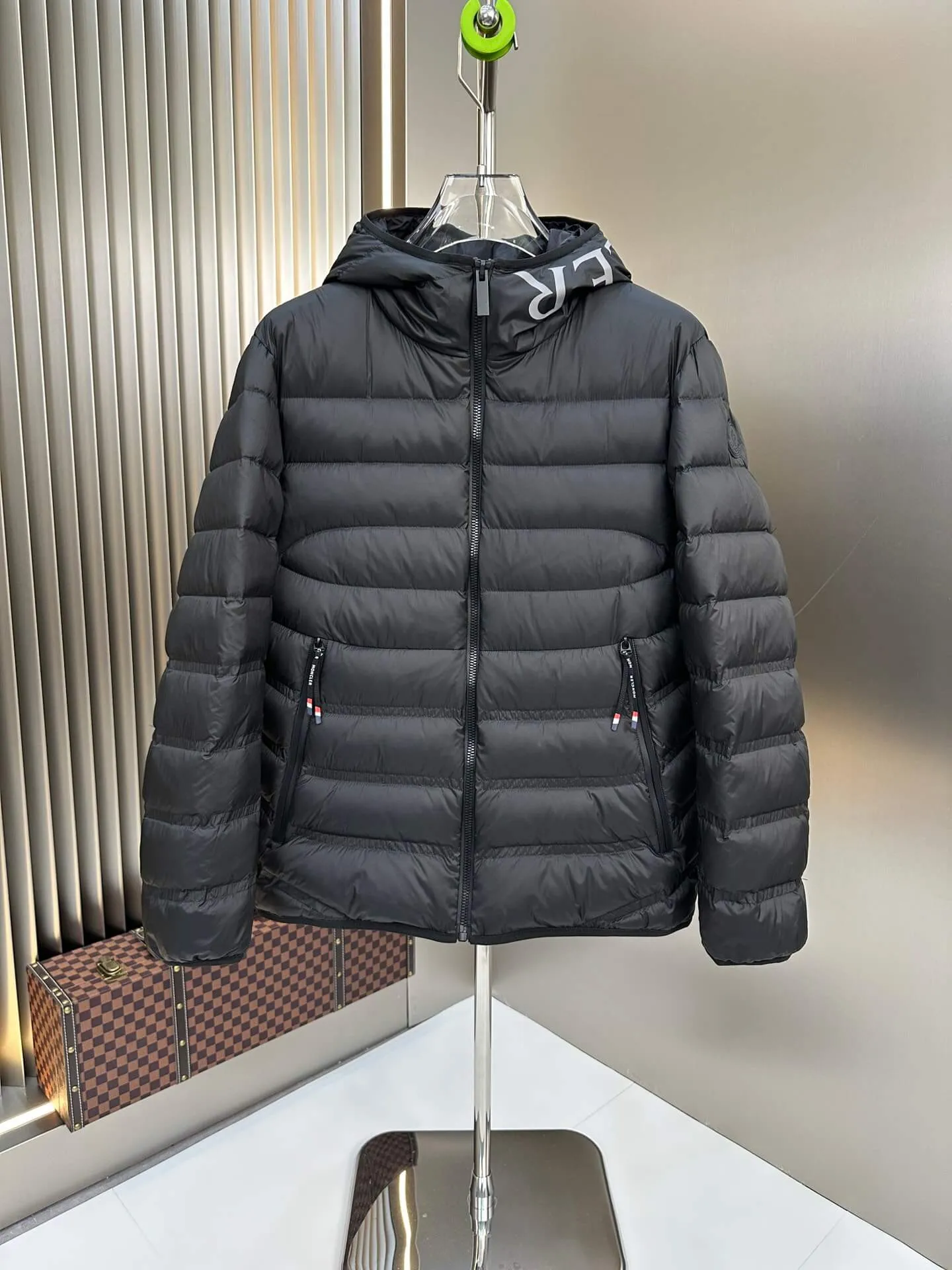 Quilted Black Down Jacket
