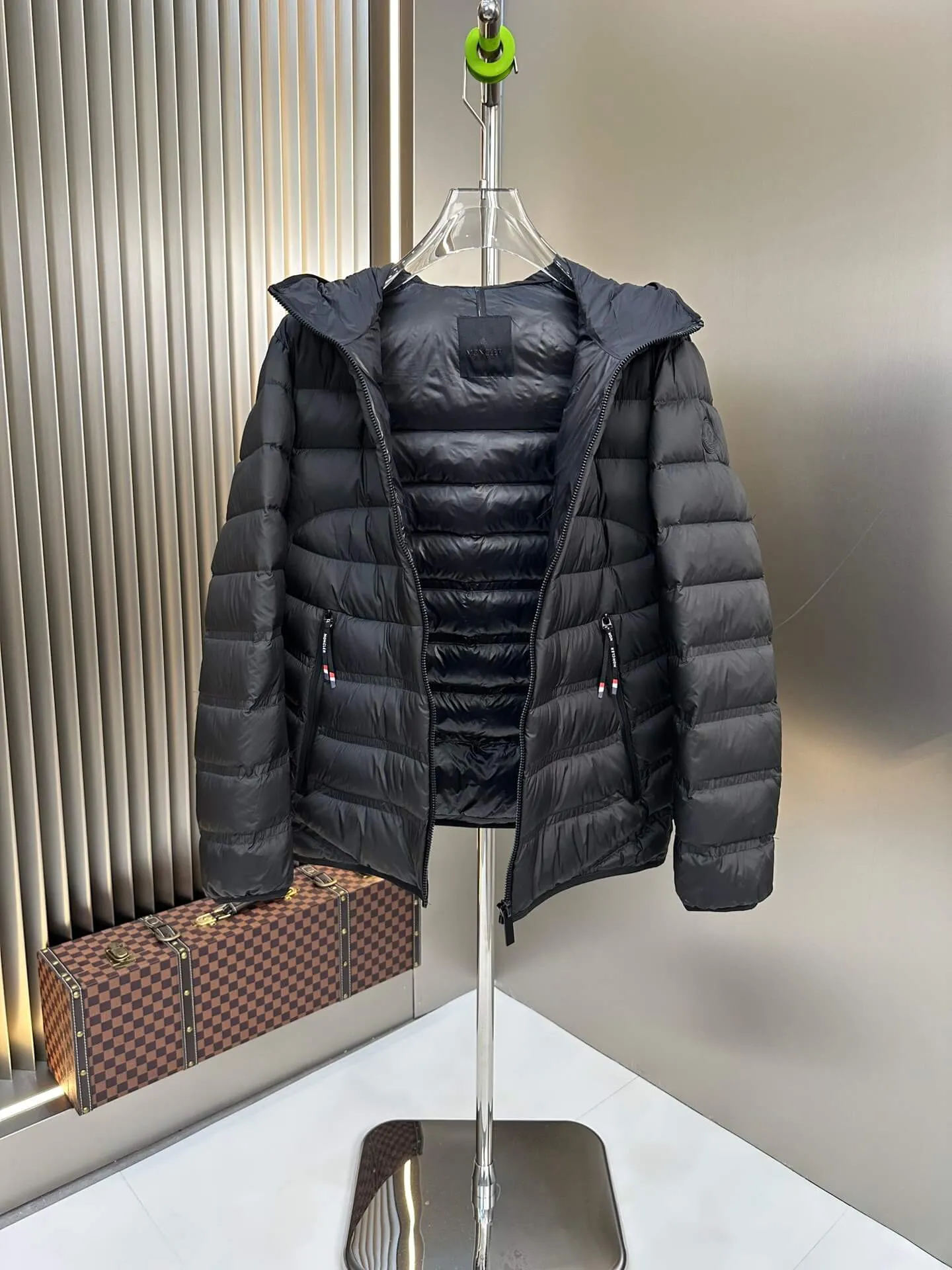 Quilted Black Down Jacket