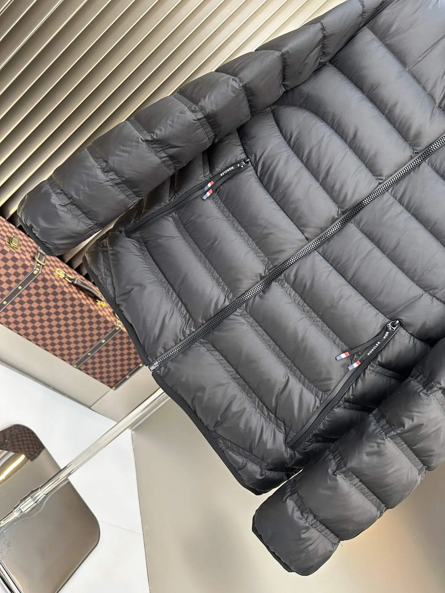 Quilted Black Down Jacket