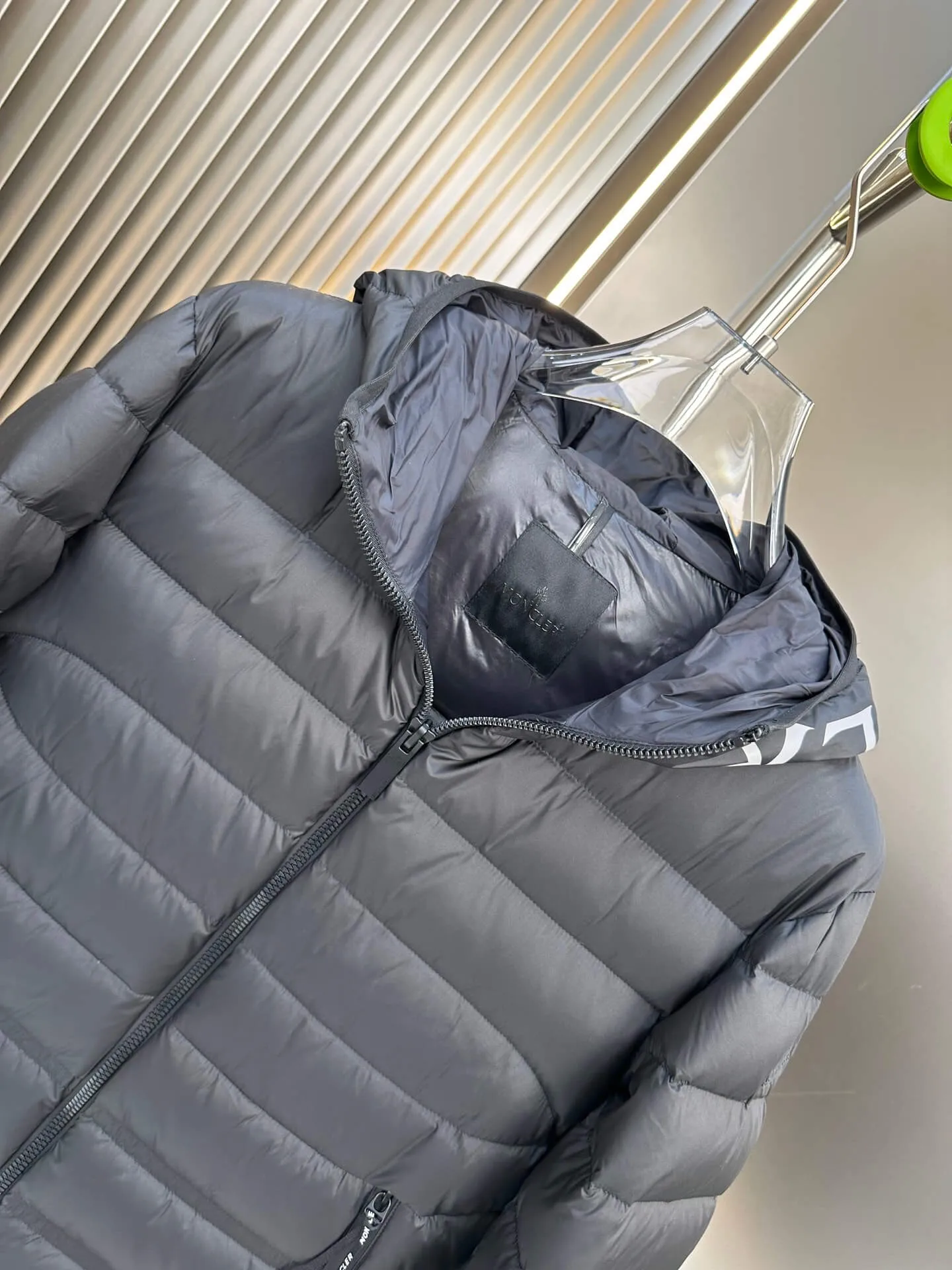 Quilted Black Down Jacket