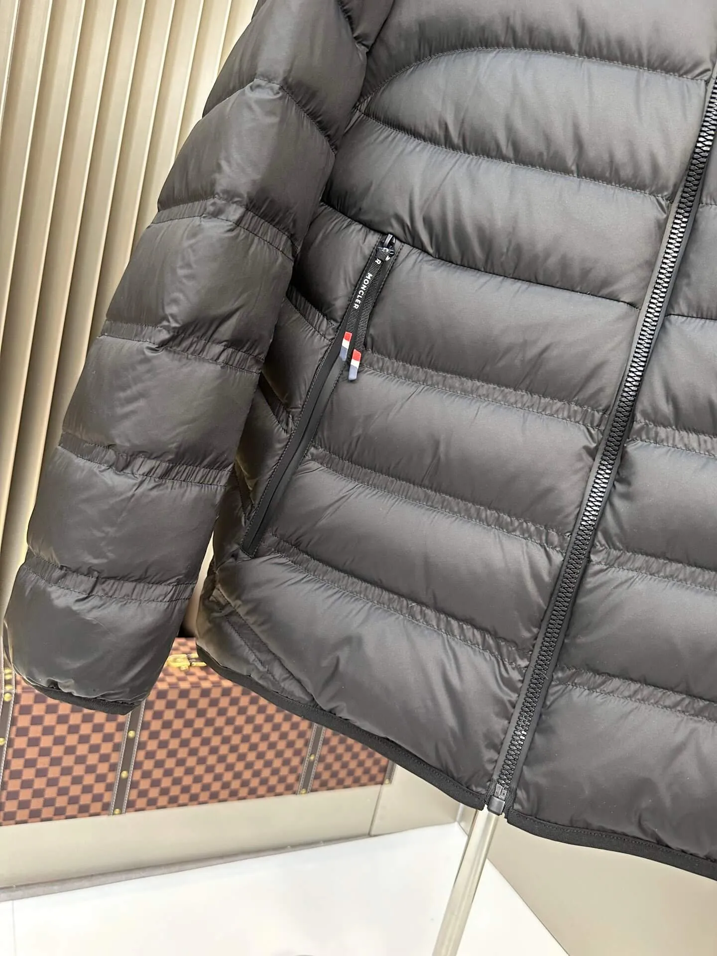 Quilted Black Down Jacket