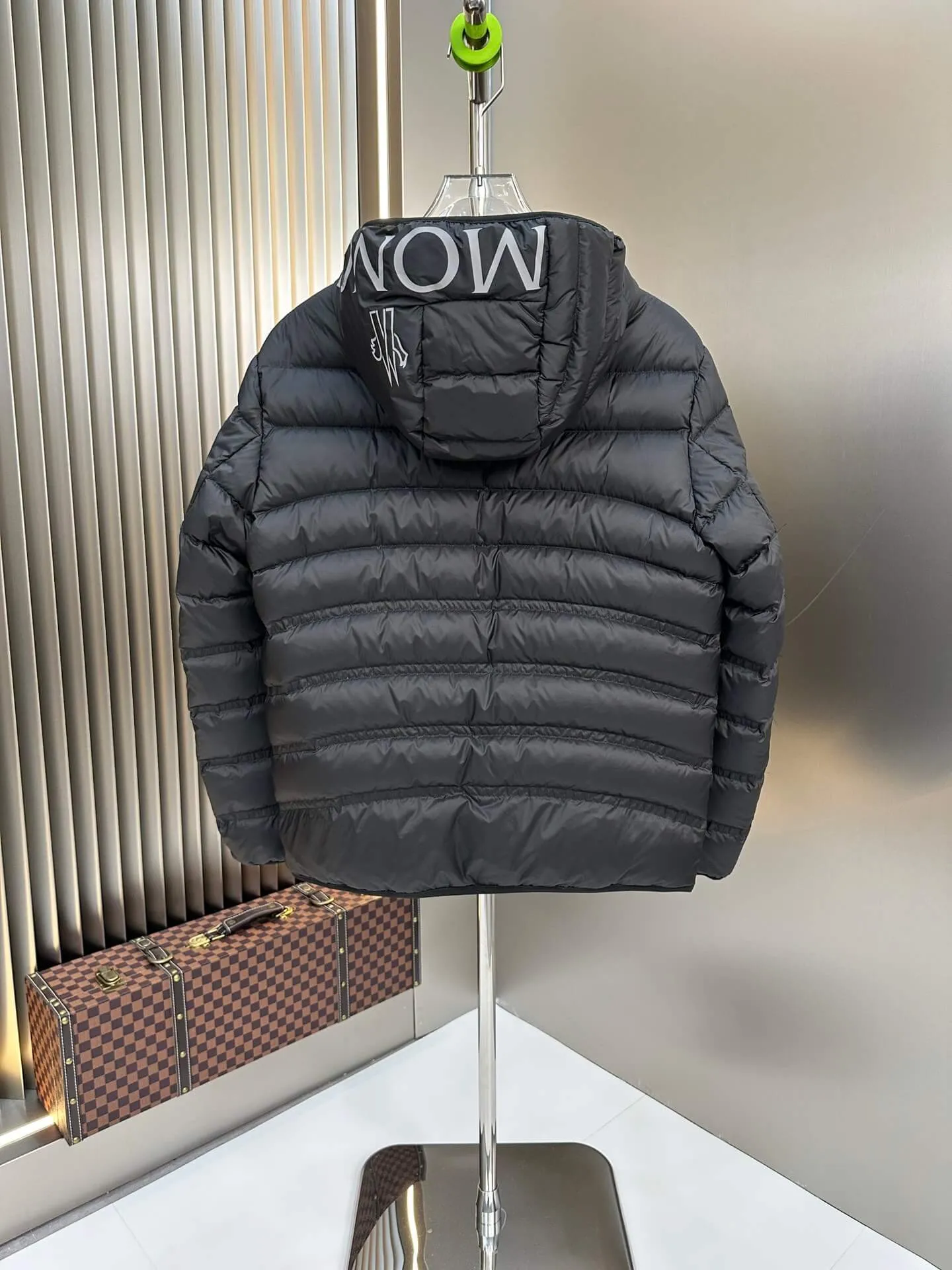 Quilted Black Down Jacket