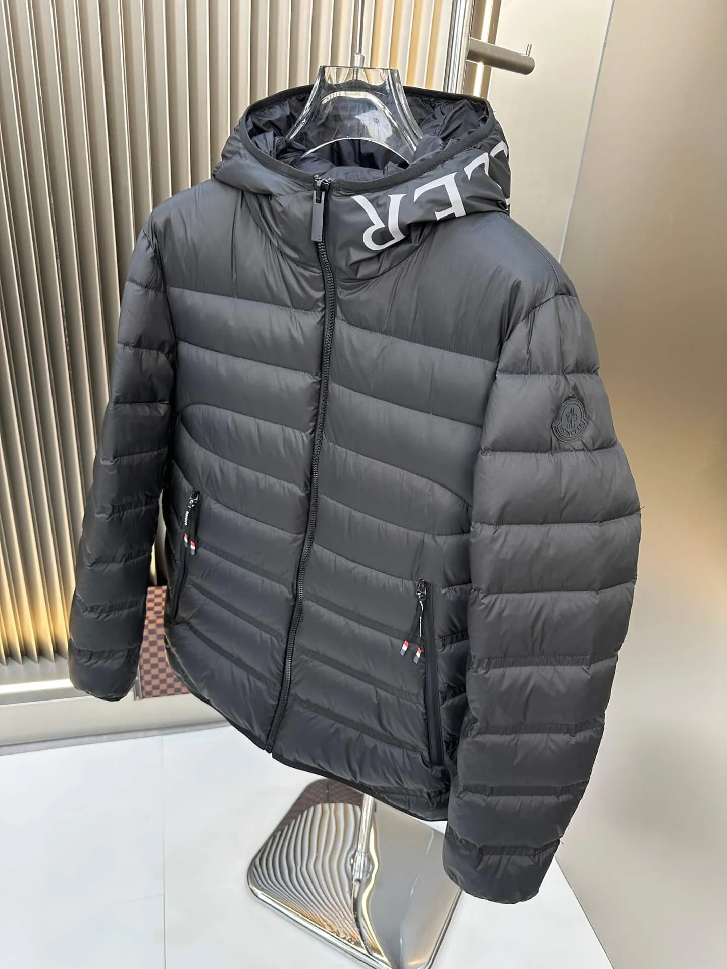 Quilted Black Down Jacket
