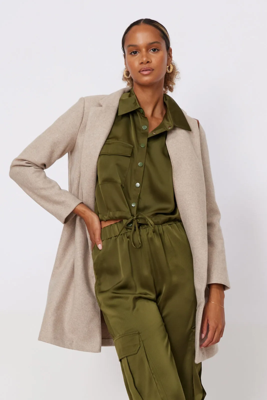SALE - Keyla Fleece Coat