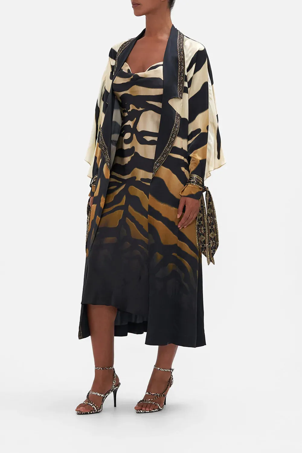 SOFT TRENCH WITH TIES TAME MY TIGER