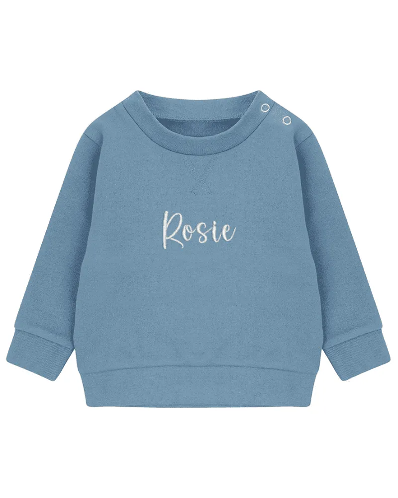 Stone Blue Sustainable Sweatshirt