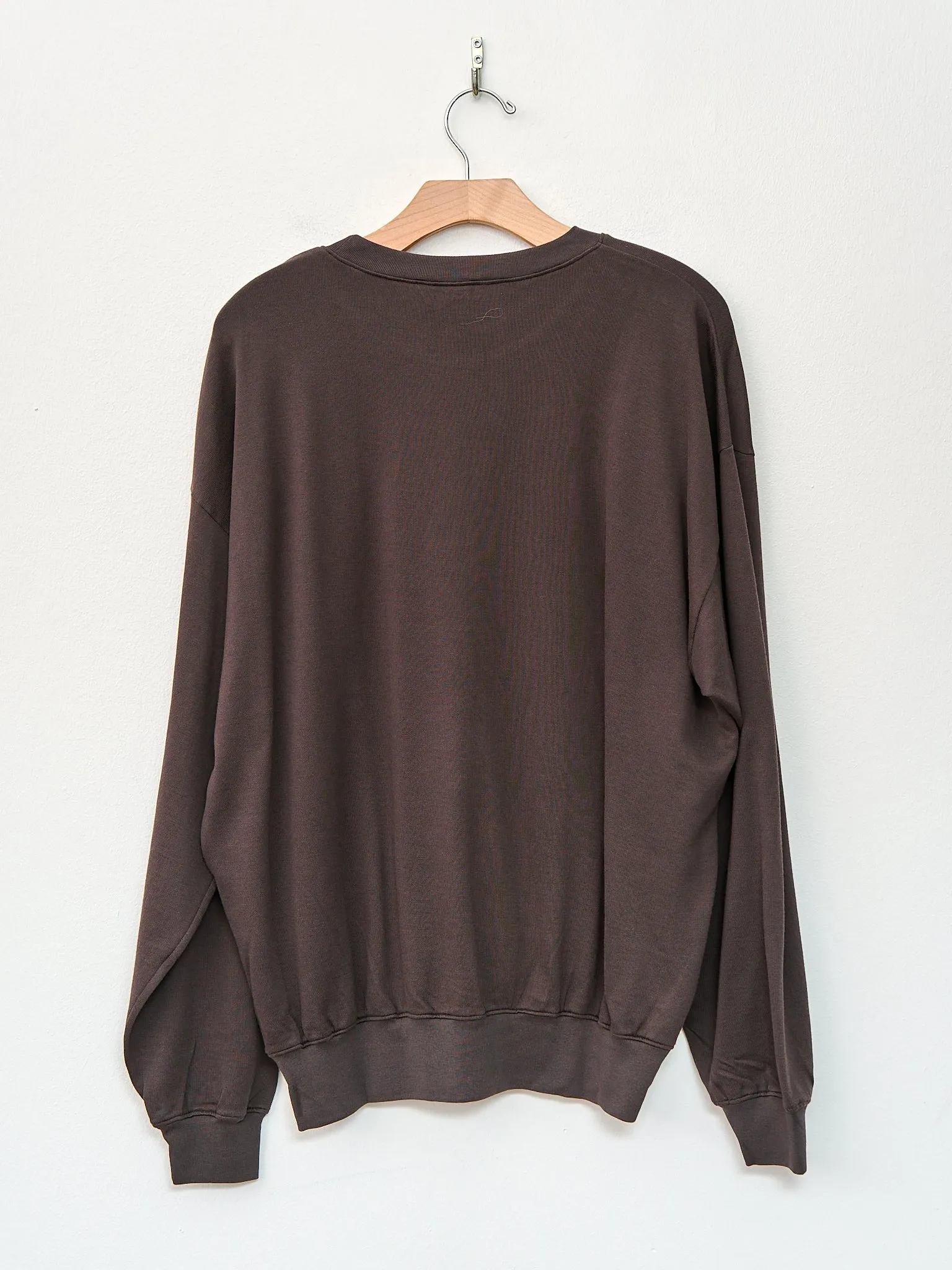 Super High Gauge Sweat P/O - Dark Brown