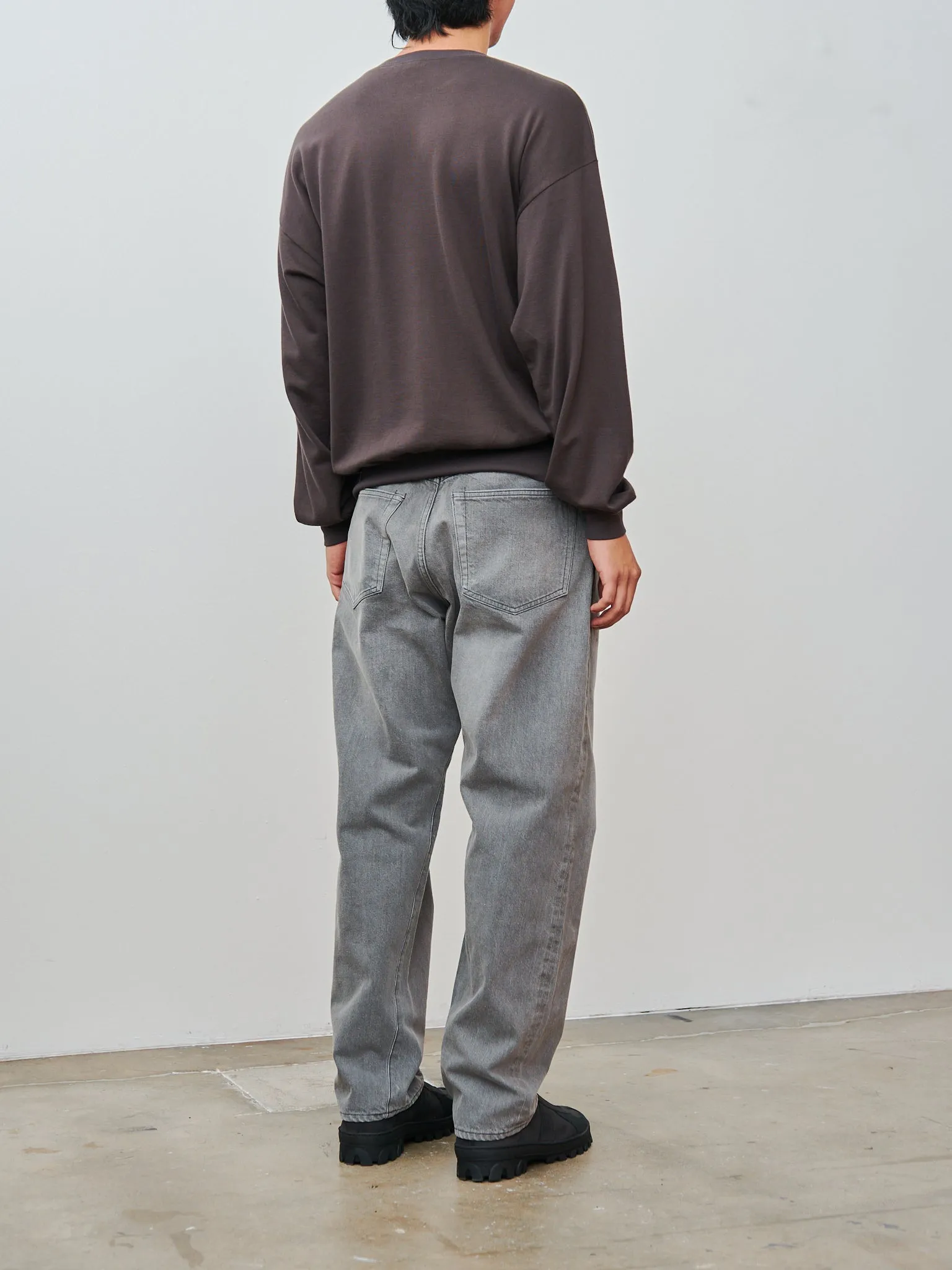 Super High Gauge Sweat P/O - Dark Brown