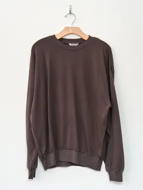 Super High Gauge Sweat P/O - Dark Brown