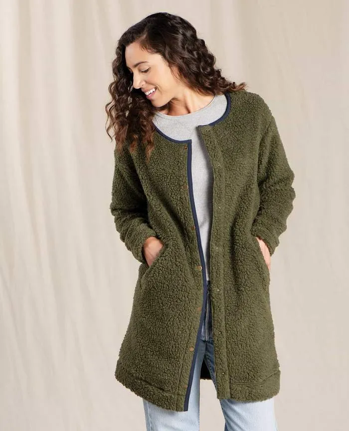 TOAD&CO SESPE SHERPA WOMENS COATIGAN