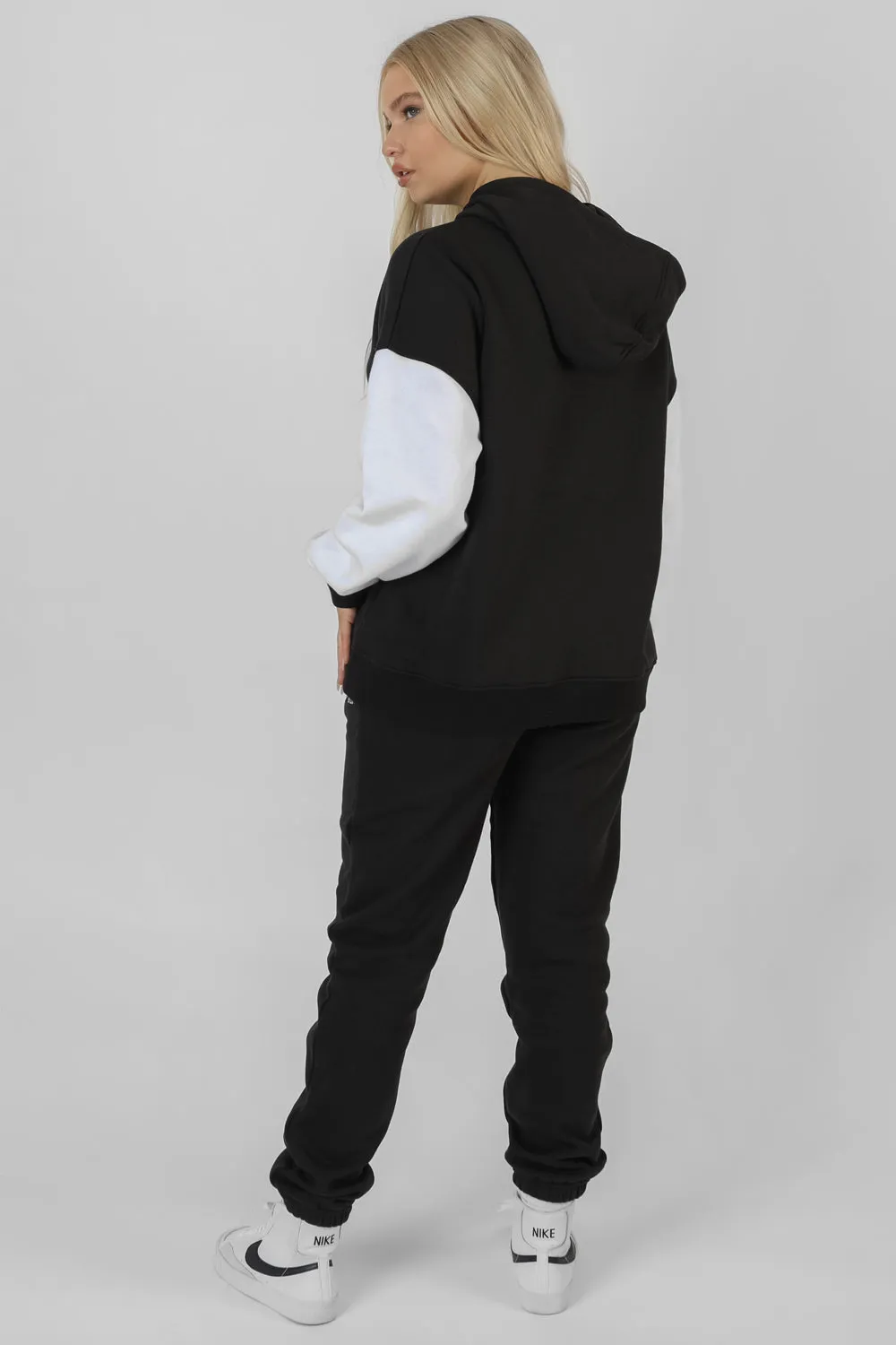 Varsity Seam Front 90'S Joggers Black