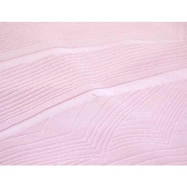 Vintage Haori Kimono Jacket Silk, Pink base, Wave Pattern