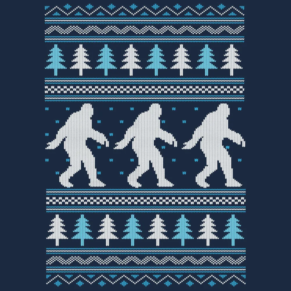 Yeti Christmas Crewneck Sweatshirt - Navy